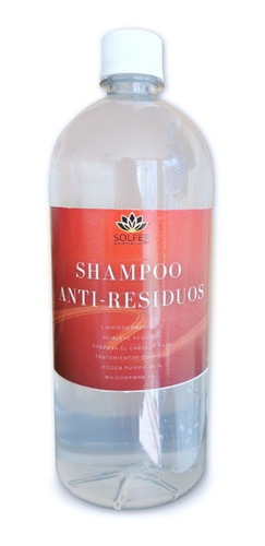 Shampoo Antiresiduos Ideal Para Trabajos 1 Litro Solfer