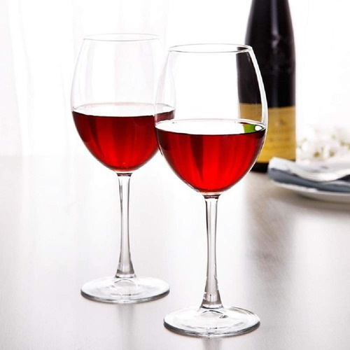 Imagen 2 de 9 de Set X 4 Copa Copon Vaso Vino Vidrio 550 Enoteca Pasabahce
