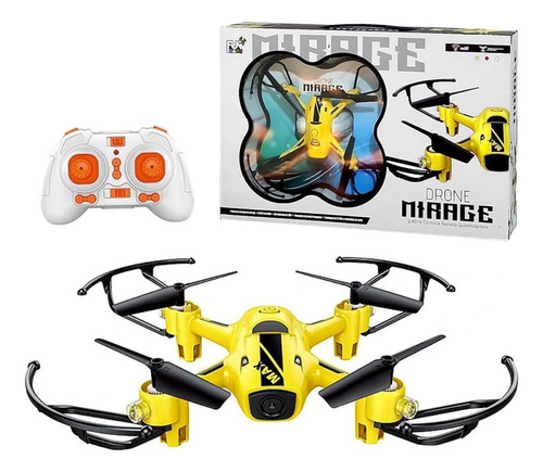 Drone Quadricóptero Controle Remoto Luz Recarregável Voo