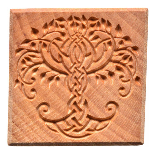 Mkm Pottery Tools Sello Decorativo Cuadrado  Stamps 4 Clay 