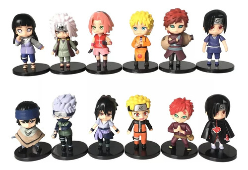 Muñecos Naruto De Colección X 6 Unidades 