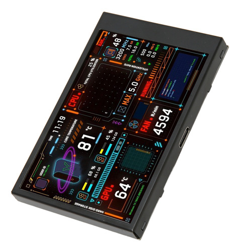 Monitor De Temperatura De Computadora, Editor De Temas Usb C