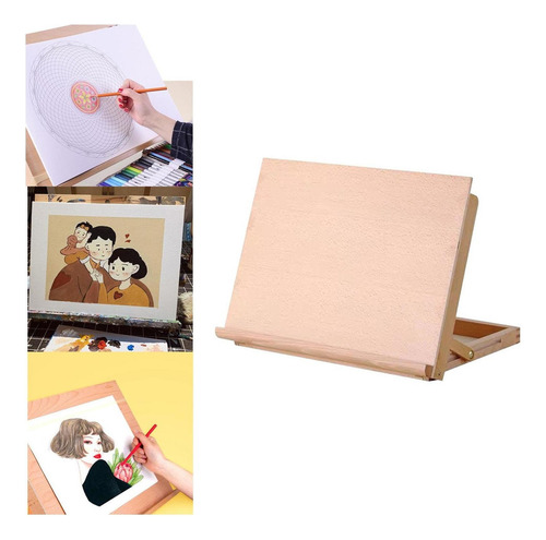 Caballete De Mesa Para Bocetos, Tablero De Dibujo Portátil