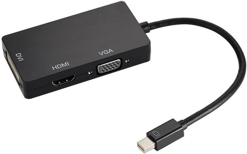 Mini Display Port Dp A Hdmi  Vga  Dvi Convertidor Para Micro