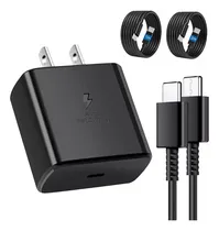 Comprar 45w Cargador Para Samsung Súper Rápido Cargador Tipo C 1m+2m Cargador Rápido Usb C De 45 W Tipo C, Usb C Cargador Con 1m+2m Cable Carga Rápida 45w Usb-c Cargador De Pared De Carga Súper Rápida