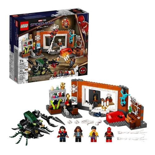 Kit Lego Marvel Spiderman En El Taller Del Santuario 76185 Cantidad de piezas 355