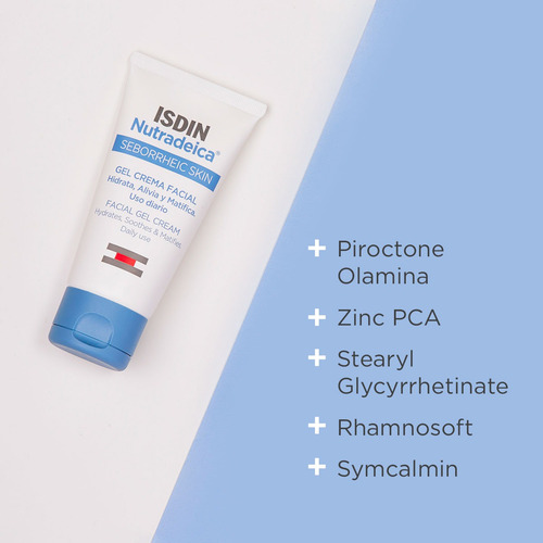 Nutradeica Gel-crema Facial Para Piel Seborreica Isdin X50ml Momento De Aplicación Día/noche Tipo De Piel Seborreica