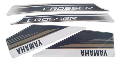 Kit Adesivos Faixa Moto Yamaha Xtz Crosser 150 2022 Emblema