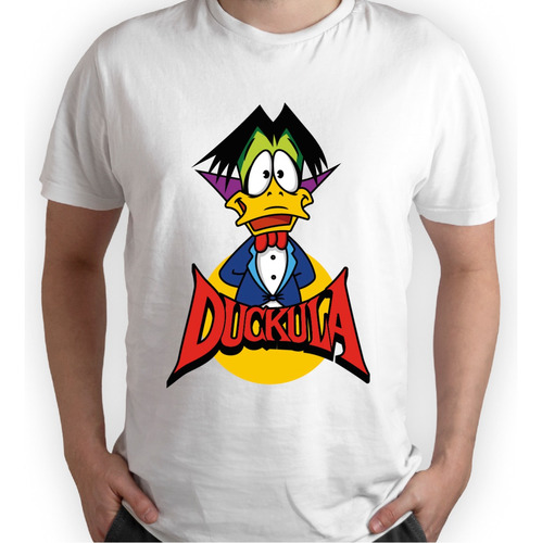 Polera Duckula Pato Dracula Conde Retro Niños Adultos