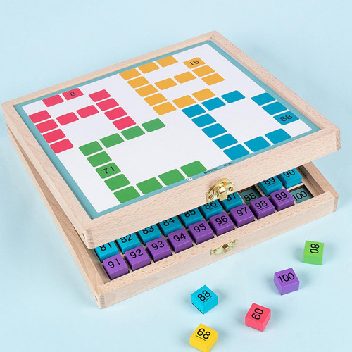 Juego De Mesa De Conteo De Cien Tableros De Matemáticas De