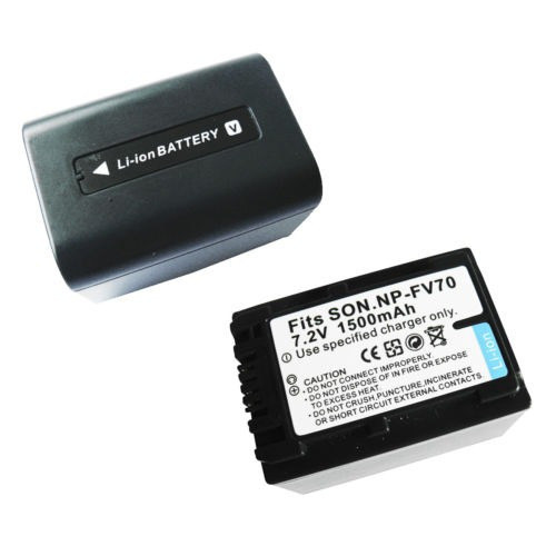 Batería De Reemplazo De 1500mah Np-fv70 Para Sony Hdr-hc3 Hd