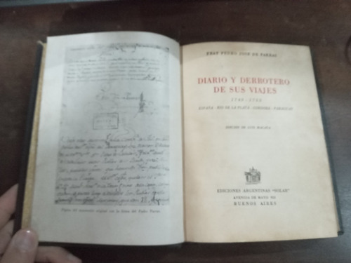 Libro Fray Pedro José De Parras Diario De Sus Viajes