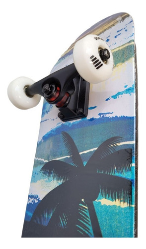 Patineta Aesthetic Skateboard Completa Maple Abec7 Semipro