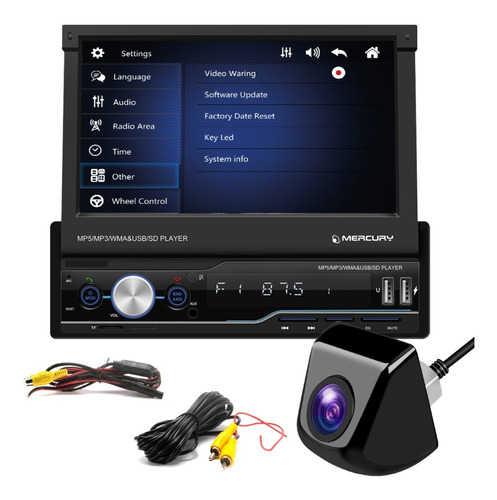 Stereo In Dash Pantalla Bluetooth + Camara Estacionamiento