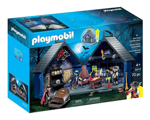 Todobloques Playmobil 9312 Maletín Casa Embrujada !!