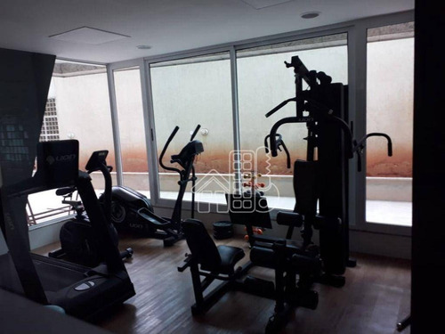 Apartamento Com 3 Dormitórios À Venda, 130 M² Por R$ 895.000,00 - Charitas - Niterói/rj - Ap4277