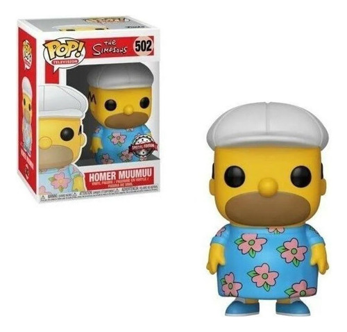 Boneco Funko Pop Television 502 - The Simpsons Homer Muumuu