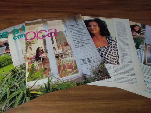 (z146) Isabel Coca Sarli * Clippings Revista 4 Pgs * 1996