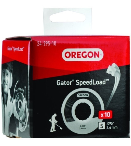 10 Pz Hilo Nylon Gator Speed 3.8 Mts C/u 2.4 Mm - 24-295-10