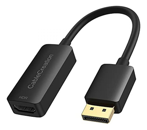 Active Dp A Hdmi Adaptador Hdr 4k-60hz Cablecreation Gold-pl