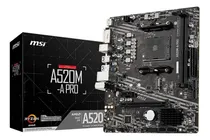Comprar Placa Mae Msi A520m-a Pro Ddr4 Socket Amd M-atx Chipset Amd