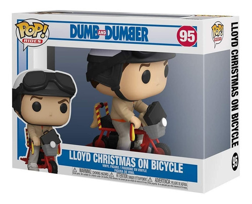 Funko Pop Dumb & Dumber Lloyd Christmas On Bicycle