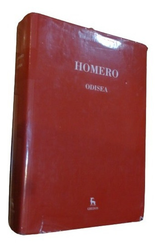 Homero. Odisea. Biblioteca Clásica Gredos. Tapa Dura