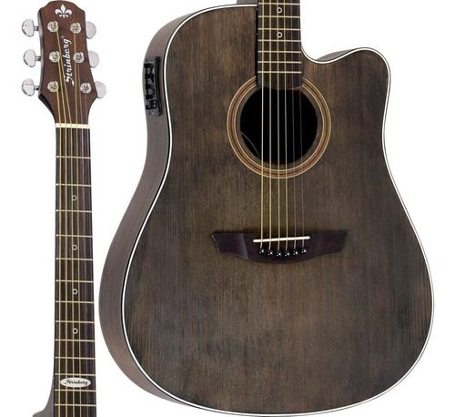 Violão Eletroacústico Strinberg Black Sd200c Sapele Tobacco