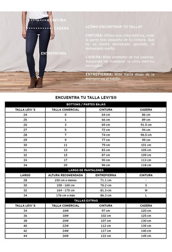 Pantalón Levi's® Mujer 711 Skinny Blanco 18881-0168 | Envío gratis