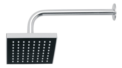 Regadera Cuadrada Abs 6' Acabado Cromo Con Brazo Foset 46734
