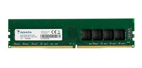 Imagen 1 de 6 de Memoria RAM Premier color verde oscuro 8GB 1 Adata AD4U32008G22-SGN