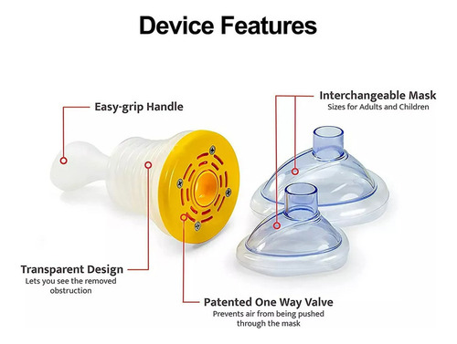 Kit Portátil Lifevac Family Rescue De 1 Unidad