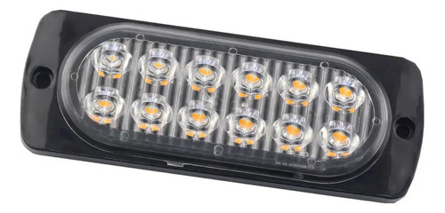 Lampara Luz Led 12 Smd Strobo Flash Baliza Emergencia 12/24v