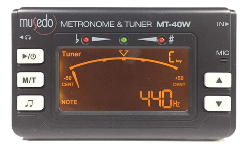 Musedo Mt-40w 3-en-1 Sintonizador Digital De Instrument...