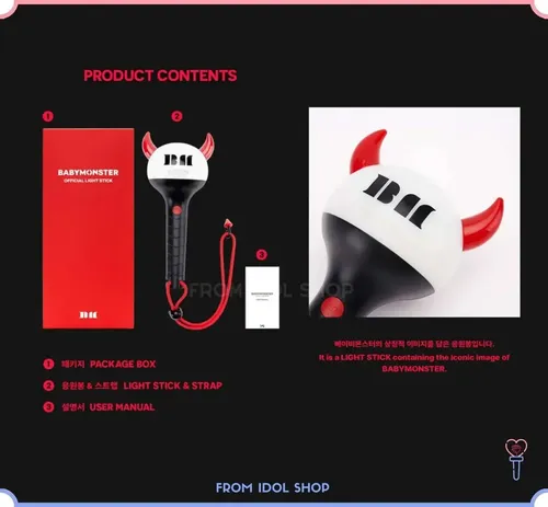 Light Stick Oficial Babymonster Kpop Variação | MercadoLivre