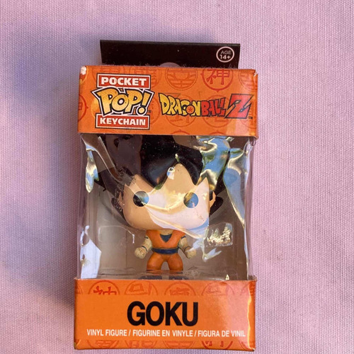 Llavero Pocket Pop Dragón Ball Goku Figura De Vinil Nuevo