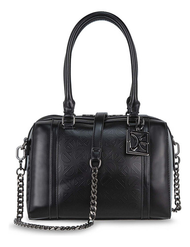 Bolsa Bowling Cloe Lultina I Grande Color Negro