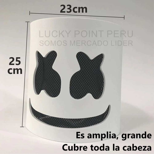Imagen 4 de 5 de Mascara Dj Marshmello Mashmello Original Importada Perfecta
