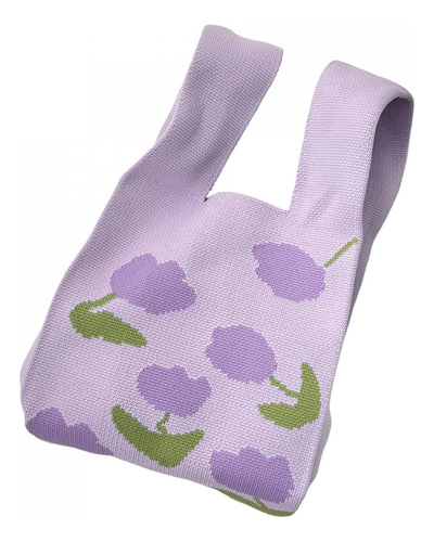 Bolso De Hombro Tejido Con Forma De Flor Para Axilas Para Co