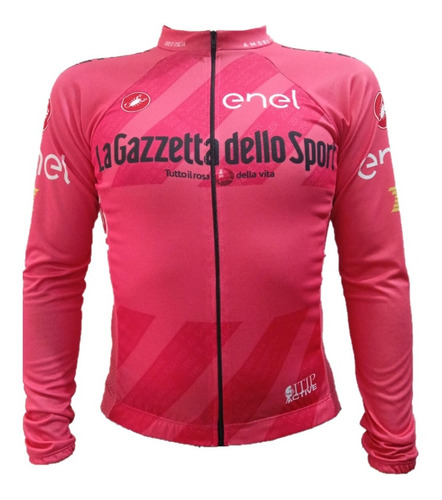 Jersey Ciclismo Ruta Mtb Giro De Italia Manga Larga