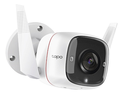 Camara Wi-fi Exterior 3 Mp Micro Sd Audio Doble Via Tp-link