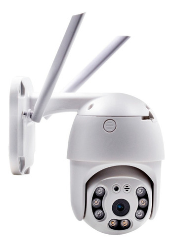 Imagem 1 de 2 de Câmera de segurança Haiz HZ-A6 Profissional com resolução de 5MP visão nocturna incluída branca