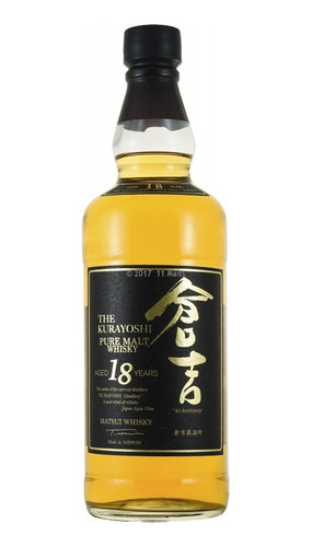 Whisky Japones The Kurayoshi 18 Años 700ml En Estuche