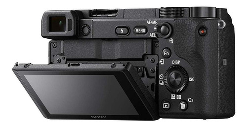 Imagen 2 de 4 de Sony Kit Alpha 6400 + lente SELP1650 ILCE-6400L sin espejo color negro