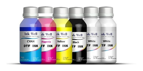 120 Cc Tinta Para Dtf Colores Cmyk Mejor Calidad Imp Epson