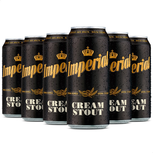 Cerveza Imperial Cream Stout Lata 473ml X6 01almacen