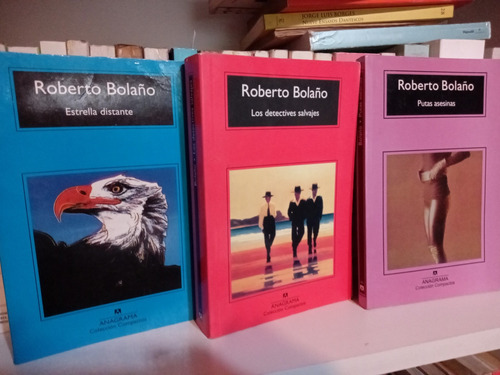 Tres Libros De Roberto Bolaños .estrellas Distante Los Dete