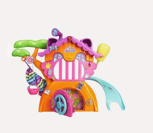 Bellies Casa Del Arbol The Beasties Con Tobogan Y Accesorios
