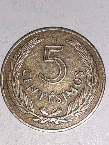 Moneda De 5 Centesimos Del Año 1960 Uruguay 