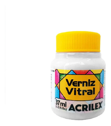 Verniz Vitral Acrilex 37 Ml Cor Base Madrepérola 592